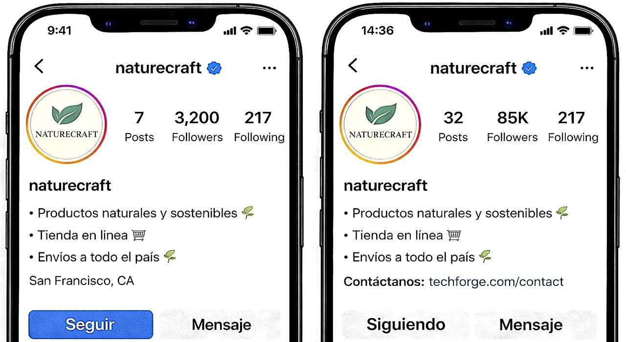 Transformación de presencia digital - Tienda
